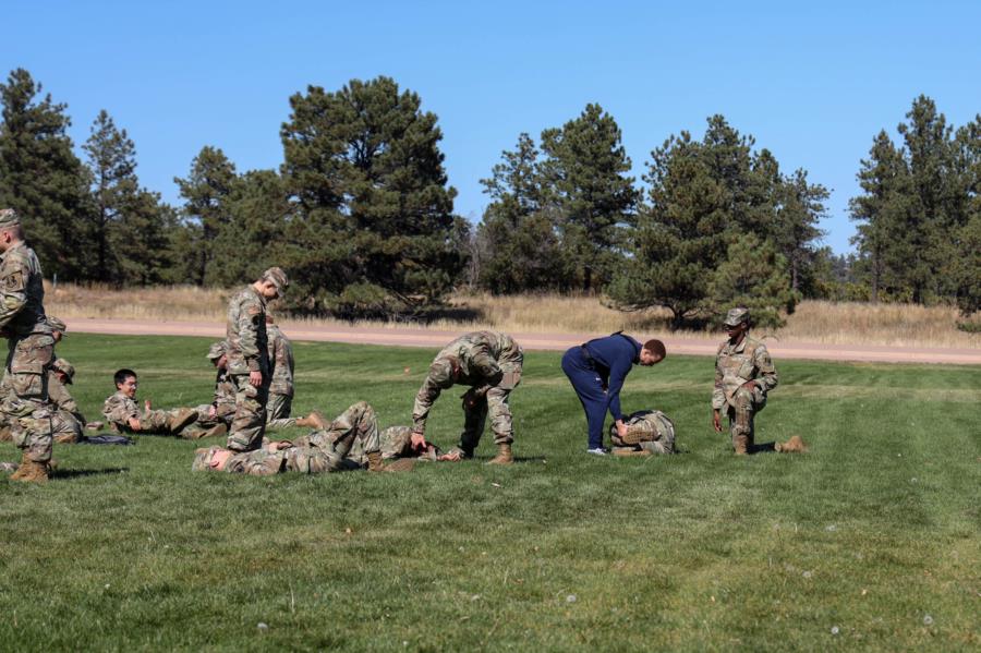 Prep School Military Training Day