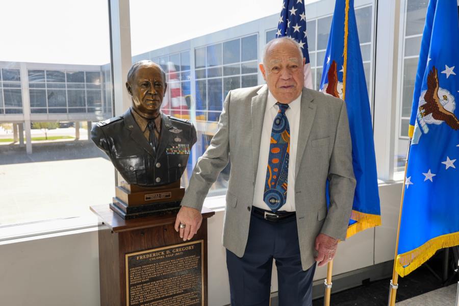 Col (ret) Frederick Gregory Bust Unveiling